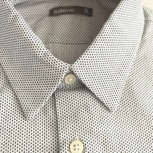 长袖 新品 衬衫 男修身 型纯棉休闲衬衣88004031 正品 版 班尼路2024春季