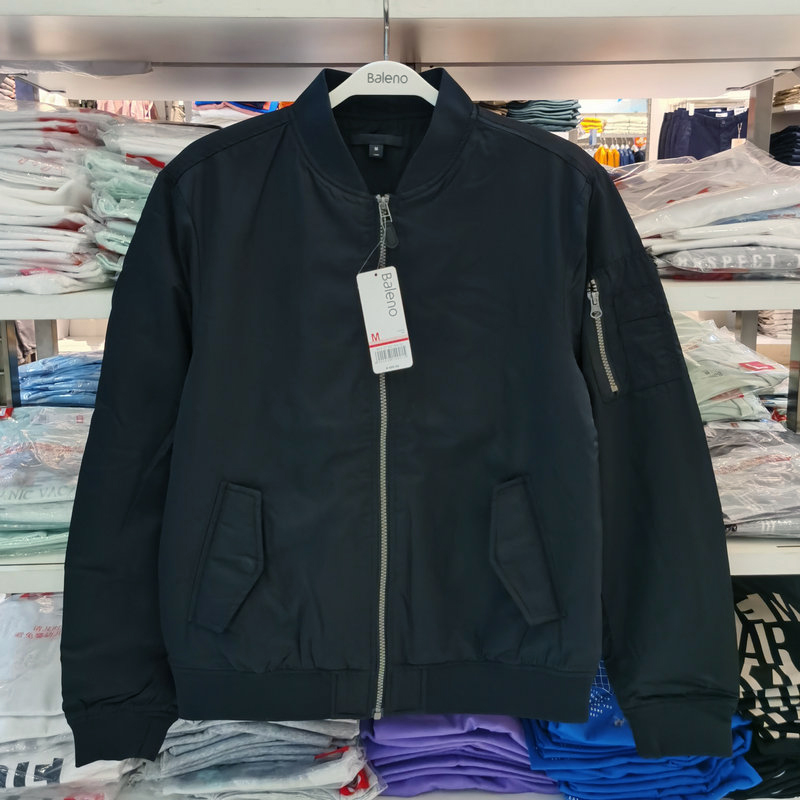 班尼路复古男士休闲飞行员夹克