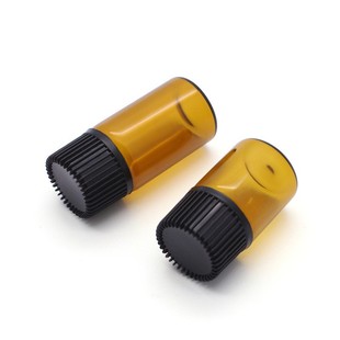 迷你小样瓶1毫升避光茶色玻璃空瓶精油香水超小号便携分装 瓶5ml