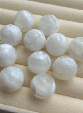 13-19mm雪花幽灵水晶圆珠单珠