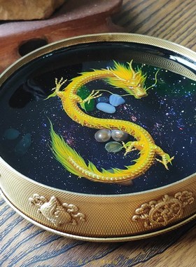 金龙桌面摆件盘龙阁混合