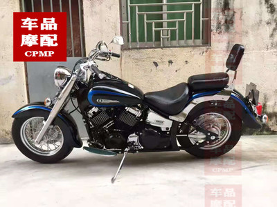 适用于雅马哈 竞速之星 XVS400 650 1100前刹车油管 卡钳螺丝