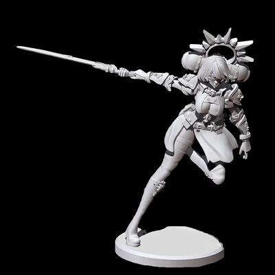 尼尔机械纪元2b手办GK模玩白模3D