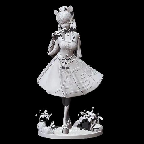神里绫华白鹭公主3~28cm手办
