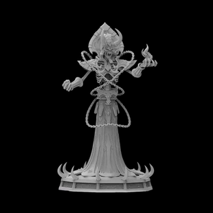 克尔苏加德Kel'Thuzad魔兽世界巫妖王之怒3~24cm手办GK模玩白模3D