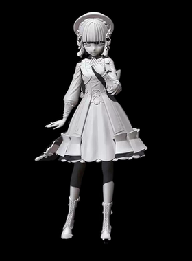 神里Kamisato绫华Ayaka原神Genshin像3~24cm手办模玩树脂白模3D