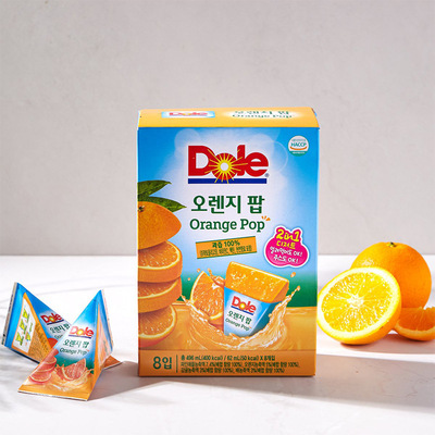 韩国进口Dole都乐冰沙果汁饮料橙菠萝味芒果夏季儿童水果清凉饮品