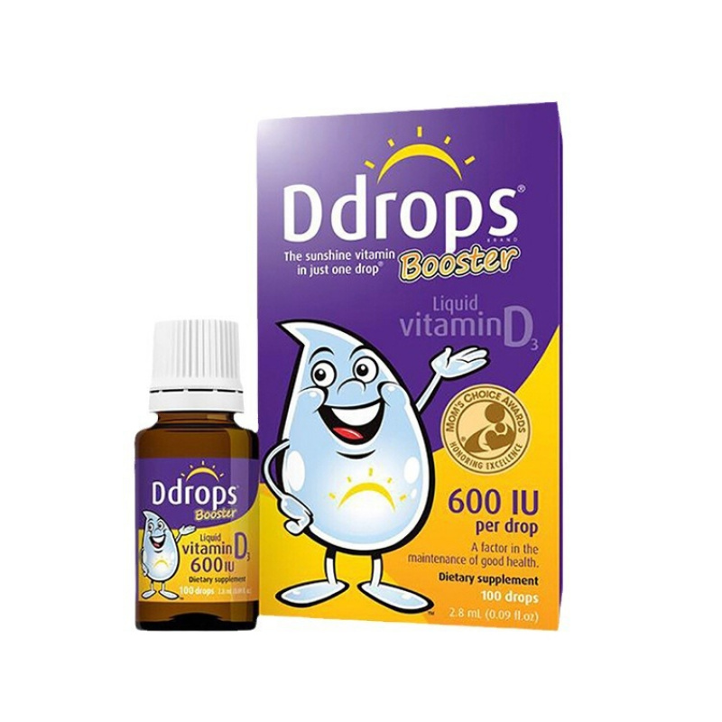 滴卓思Ddrops维生素d3宝宝补钙滴