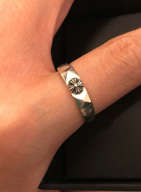 戒指权志龙网红同款纯银INS百搭