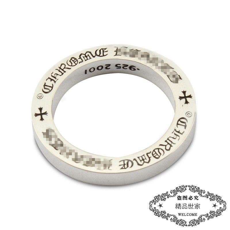 指环鹿晗雪梨同款纯银尾戒