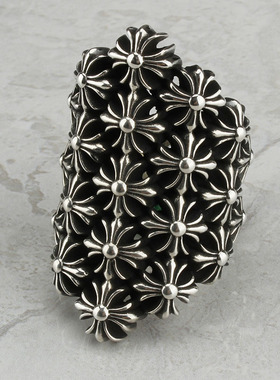 925银夸张嘻哈风戒指小红书同款