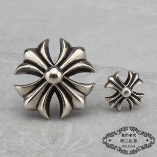 ROCK HEARTS十字架耳钉 耳坠 耳环 GD小红书同款 S925纯银朋克风