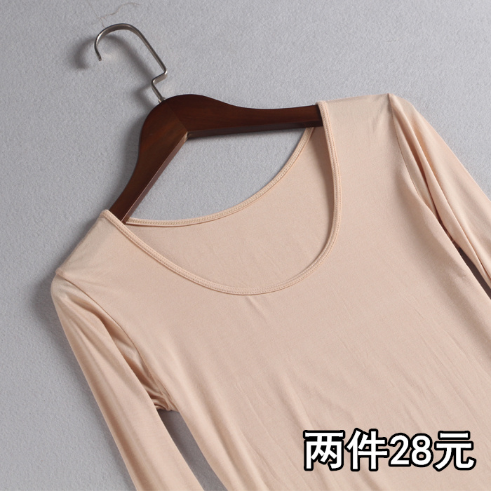 长袖简约薄款莫代尔女