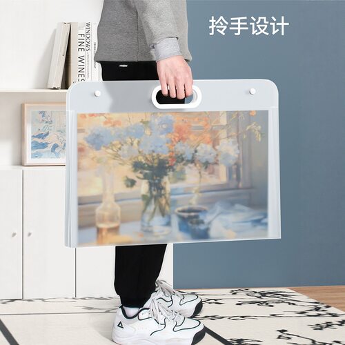 美术作品集画夹8K素描画稿画作收纳袋子绘画文件资料4k画册收纳册