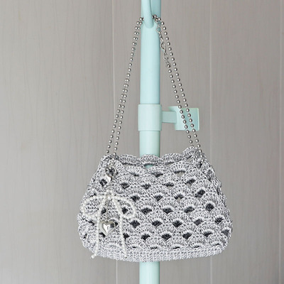 金银包芯线网红银色包芯纱Feve同款闪银特色编织丝diy手工钩织包