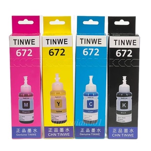 L201 L551 L301 L485 四色机器 L383 TINWE适用爱普生672墨水L101