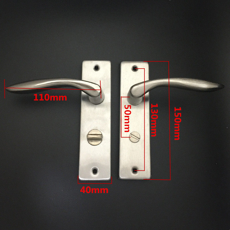 包邮卫生间门锁厨房卫浴单舌锁具不带钥匙螺丝孔距130mm厂家直销