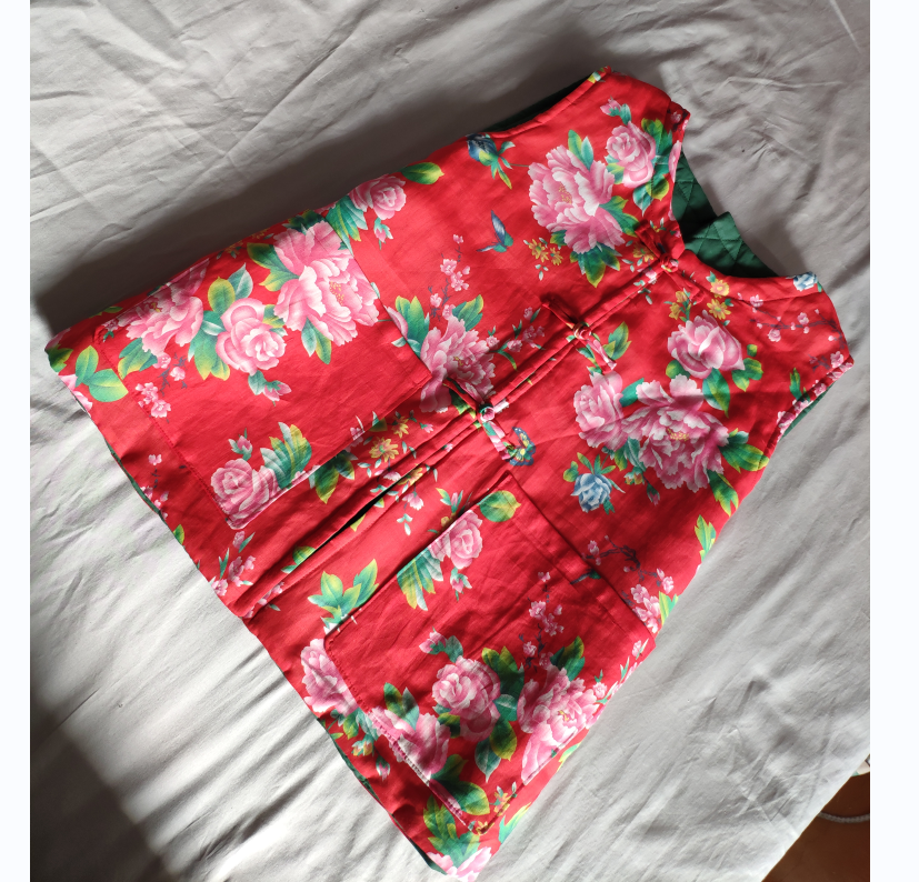 样衣处理秋冬纯苎麻棉背心马夹打底女加厚对襟开衫棉衣