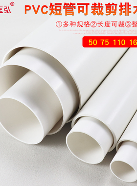 20 25 32PVC管水管可定制配件给水管道上水管件塑料40 63 90 110