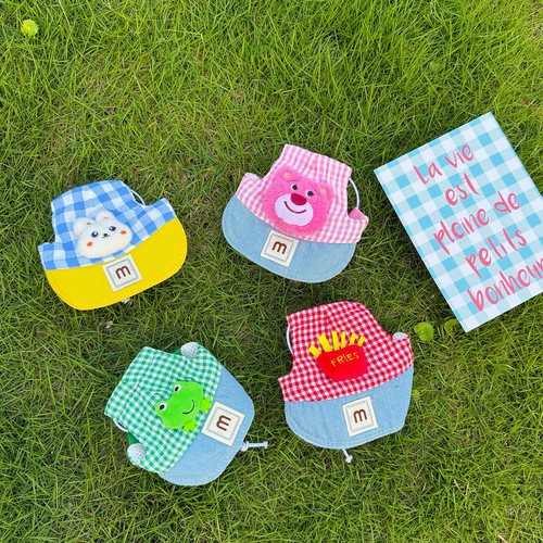 夏季宠物小狗帽子狗狗帽子猫咪外出透气外穿遮阳防晒帽子太阳帽子