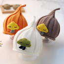 宝宝帽子秋冬款 婴儿毛线帽男女儿童冬天可爱超萌围巾一体保暖帽春