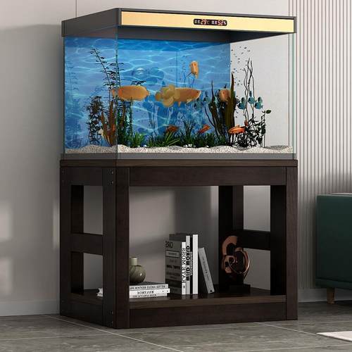 实木鱼缸架专用底座底柜客厅承重支架鱼缸放置柜小型生态鱼缸架子