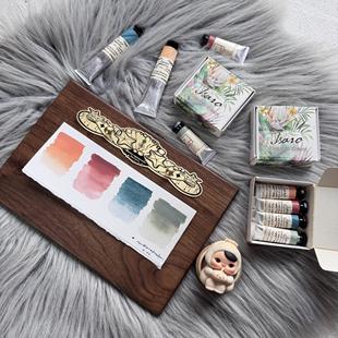 比利时水彩Isaro爱莎罗2024新年套装新色水彩颜料分装花梦套装