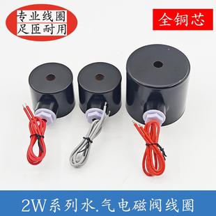 200 25水阀系列全铜线圈220 250 160 电磁阀控制阀2W