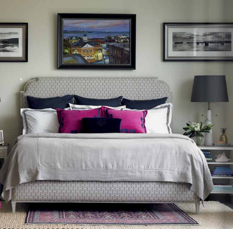 原装进口正版现货美欧式现代简约时尚白色棉麻软包布艺主卧双人床