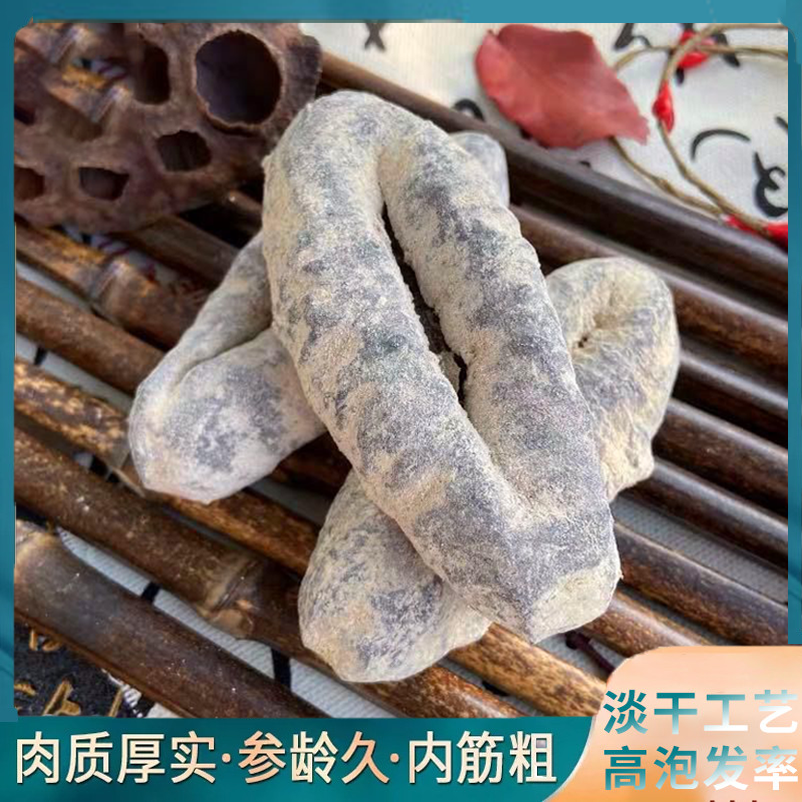白猪婆参黑猪婆参非洲天然野生海参深海秃参干货宴席常用海参
