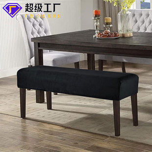 长凳套绒布纯色床尾凳换鞋凳套全包长椅套罩沙发脚凳防尘套罩2026