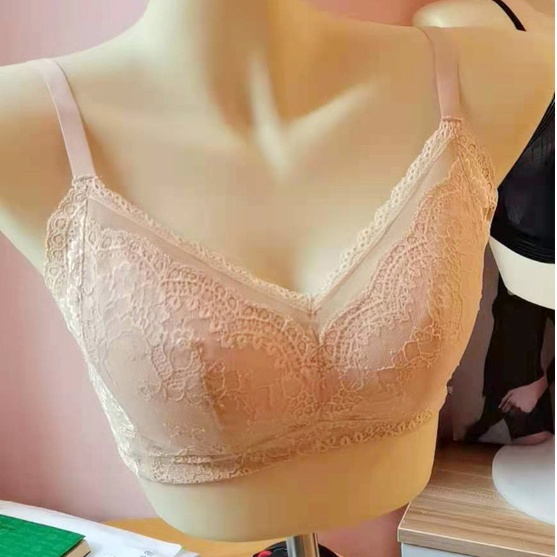 薄款无钢圈蕾丝文胸夏季内衣