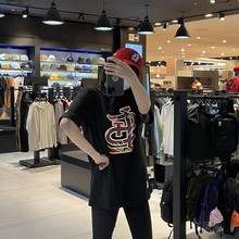 字母圆领T恤休闲韩国专柜正品 男女同款 新款 NEWERA纽亦华NY春夏季
