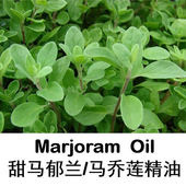 甜马郁兰马乔莲精油10ML完全挥发单方精油按摩香薰护肤收毛孔止疼