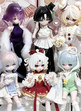 正品米甜三代运气势小签灵8分BJD可动人偶摆件盲盒潮玩周边礼物