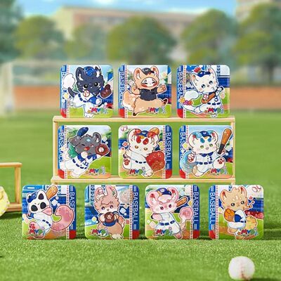指定款正品非人哉有兽焉棒球系列徽章动漫皮皮58*58mm方形吧唧
