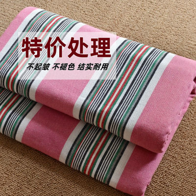 【仓库微单】处理棉老粗布床单单人双人床单四季睡单不起皱不褪色