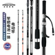 电动钓鱼竿竿把电池一体2.1 2.4米船钓海钓竿便携电动鱼竿钛合金