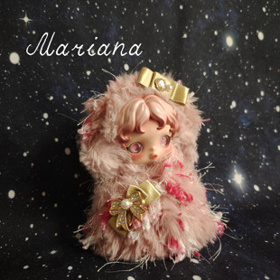 原创钩织泡泡玛特SP光织园清池着痕朝晖沐木胧雾晨露幻掣花园娃衣