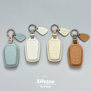 适用丰田塞纳钥匙套女塞那车钥匙套格瑞维亚真皮钥匙扣高档