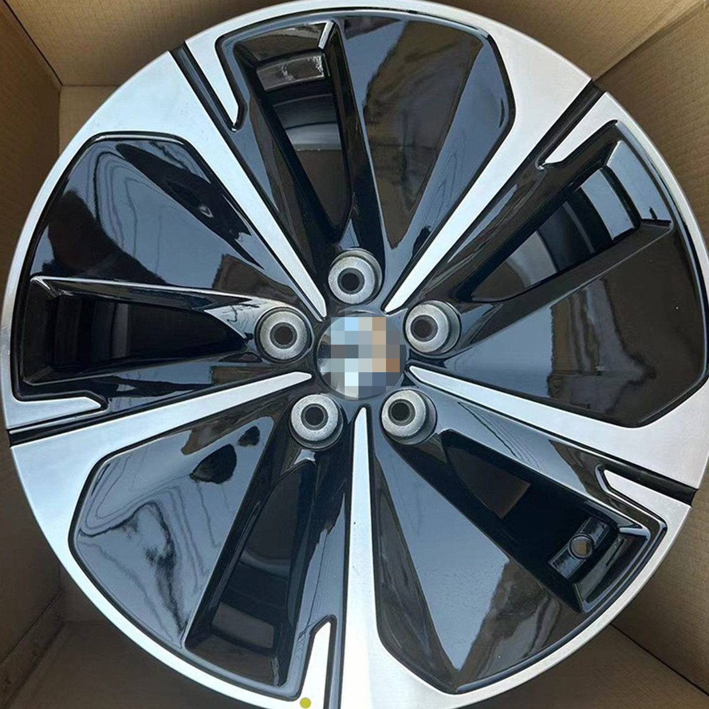 适配蔚来19寸et5t轮毂旅行版原装正厂拆车轮毂圈轮九九新不锈钢圈