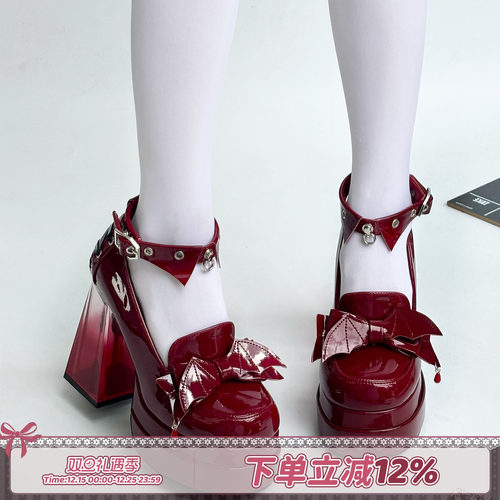 现货superpink原创玛丽珍单鞋