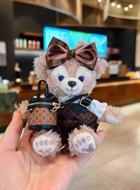 老花玫玫包挂钥匙扣挂件