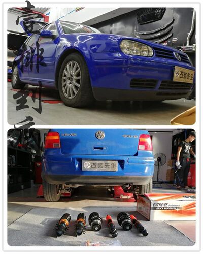 SF避震 大众高尔夫4 蔚揽 SF-Racing绞牙避震套装