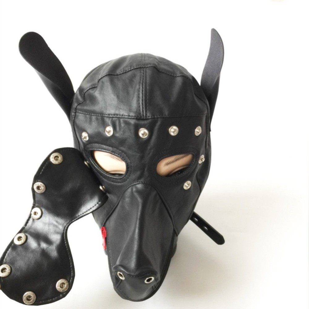 狗头套面具角色扮演舞会装扮另类玩具头套开眼洞加铆钉透气孔拉链,模玩/动漫/周边/娃圈三坑/桌游,面具/头套,淘宝优惠券,粉丝福利购,淘宝优惠卷