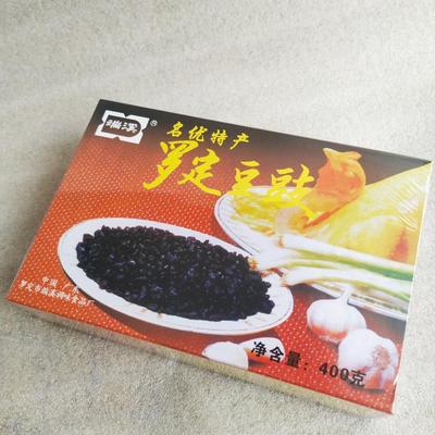 广东粤西特产 罗定市优质豆豉(原味) 端溪牌400克（黄豆）