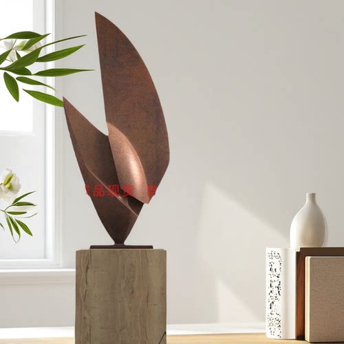 玻璃钢摆件方圆工艺品抽象艺术