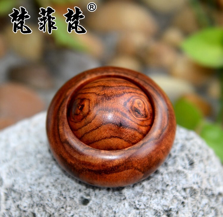 梵菲梵 海南黄花梨转运珠鬼脸鬼眼海黄对眼老木料手玩健身球把件