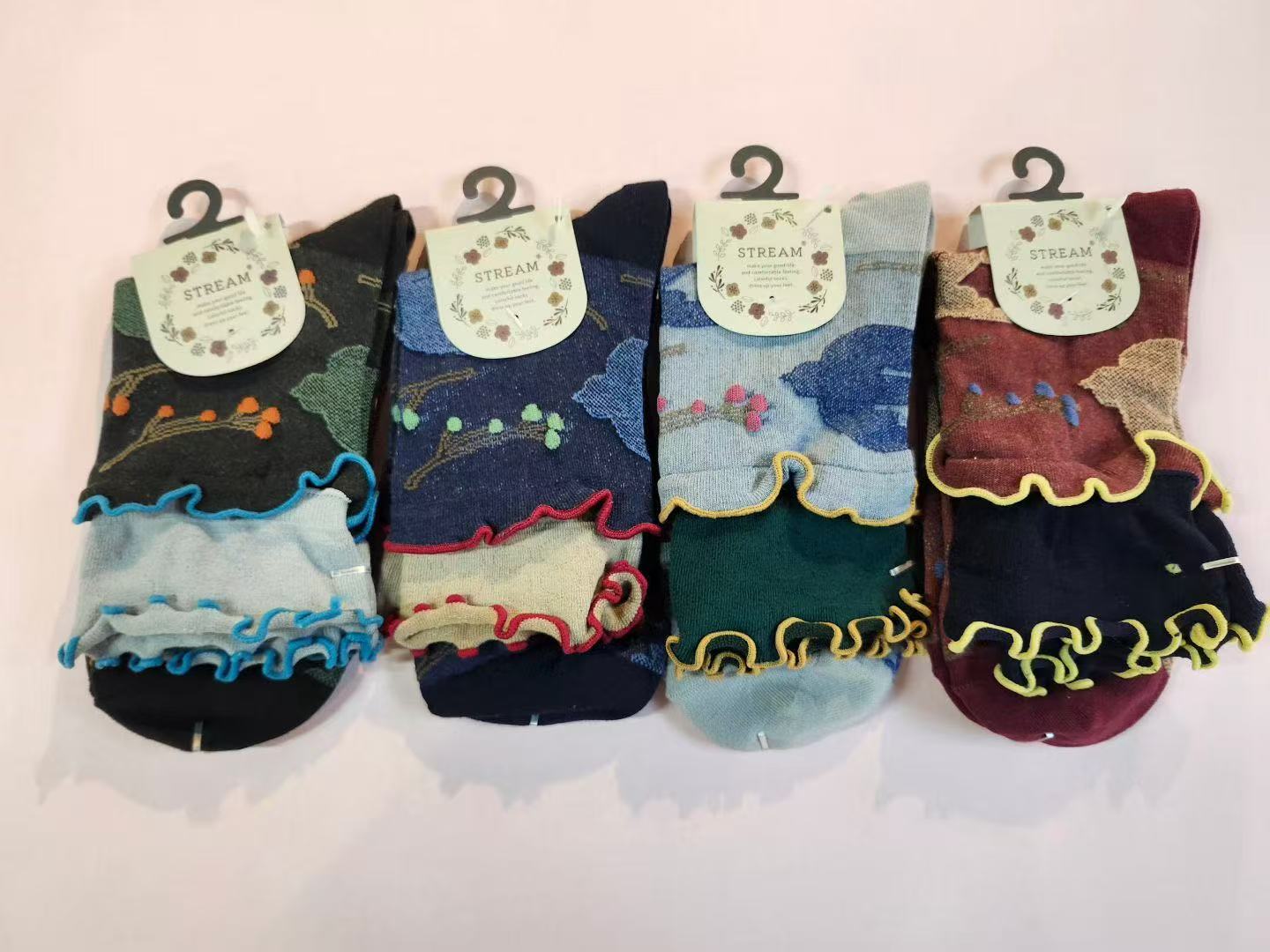 日本stream(现货)棉袜