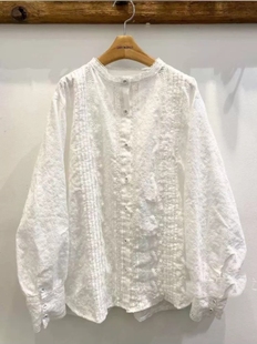 Greymarket (现货）蝴蝶结家重工蕾丝衫衫